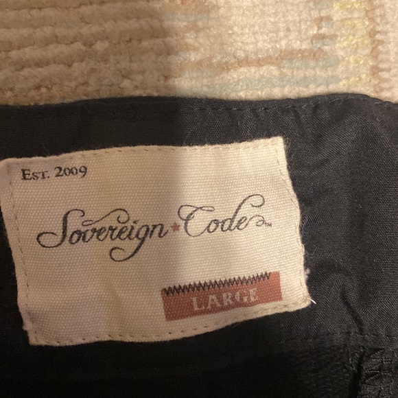 SOVEREIGN CODE MENS JOGGER PANTS SIZE L BLACK COLOR - Picture 9 of 10